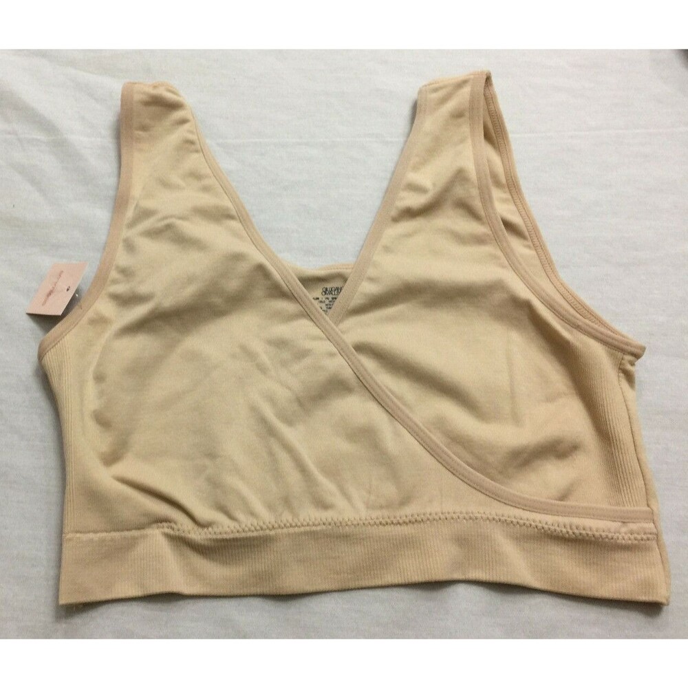 NWT GILLIGAN OMALLEY WOMENS SEAMLESS WIRE FREE BRA SIZE S